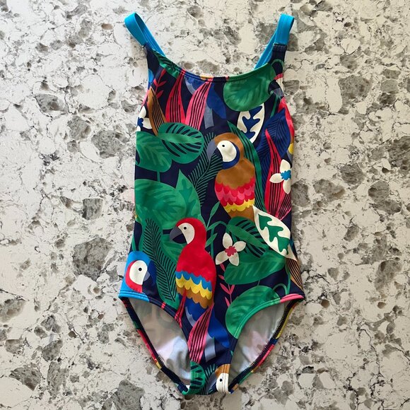 Boden parrot swimsuit sz 5-6 - Picture 1 of 5